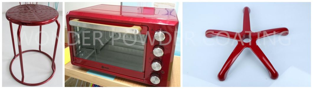 糖果镜红铬红银效果粉末涂料