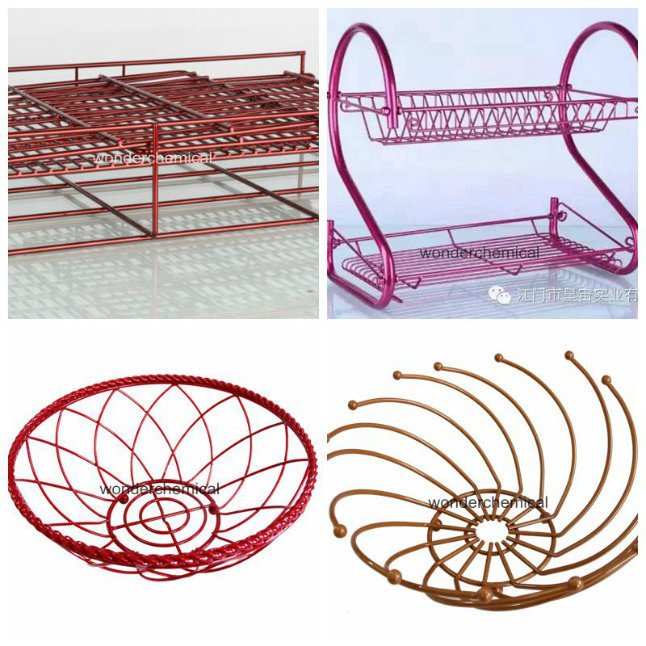 金属粉色糖果色铬镜效果粉末涂料