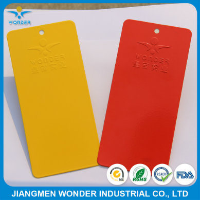 Pantone糖果色铁外部聚酯粉末涂料