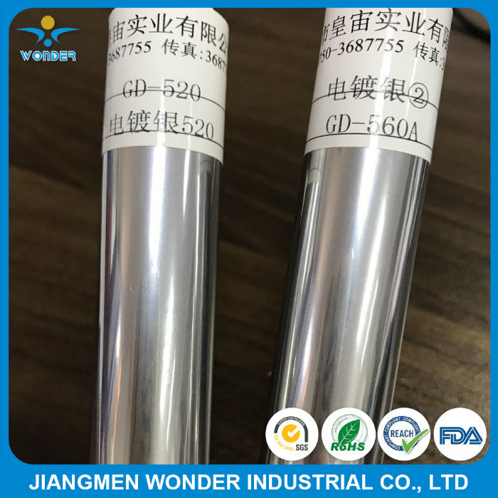 单层涂层银镀铬效果钢丝粉末涂层