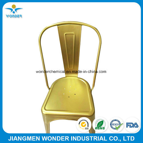 防指纹闪光金色金属粉末涂层椅