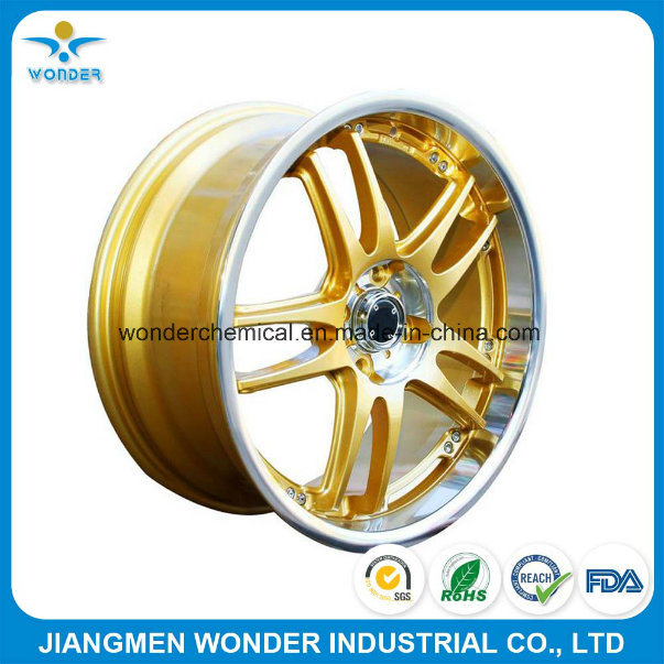 用于车轮粉末涂料的铬闪亮金环氧树脂