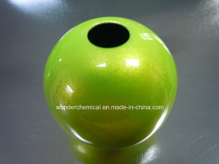 双层镜面铬绿色粉末涂料装饰